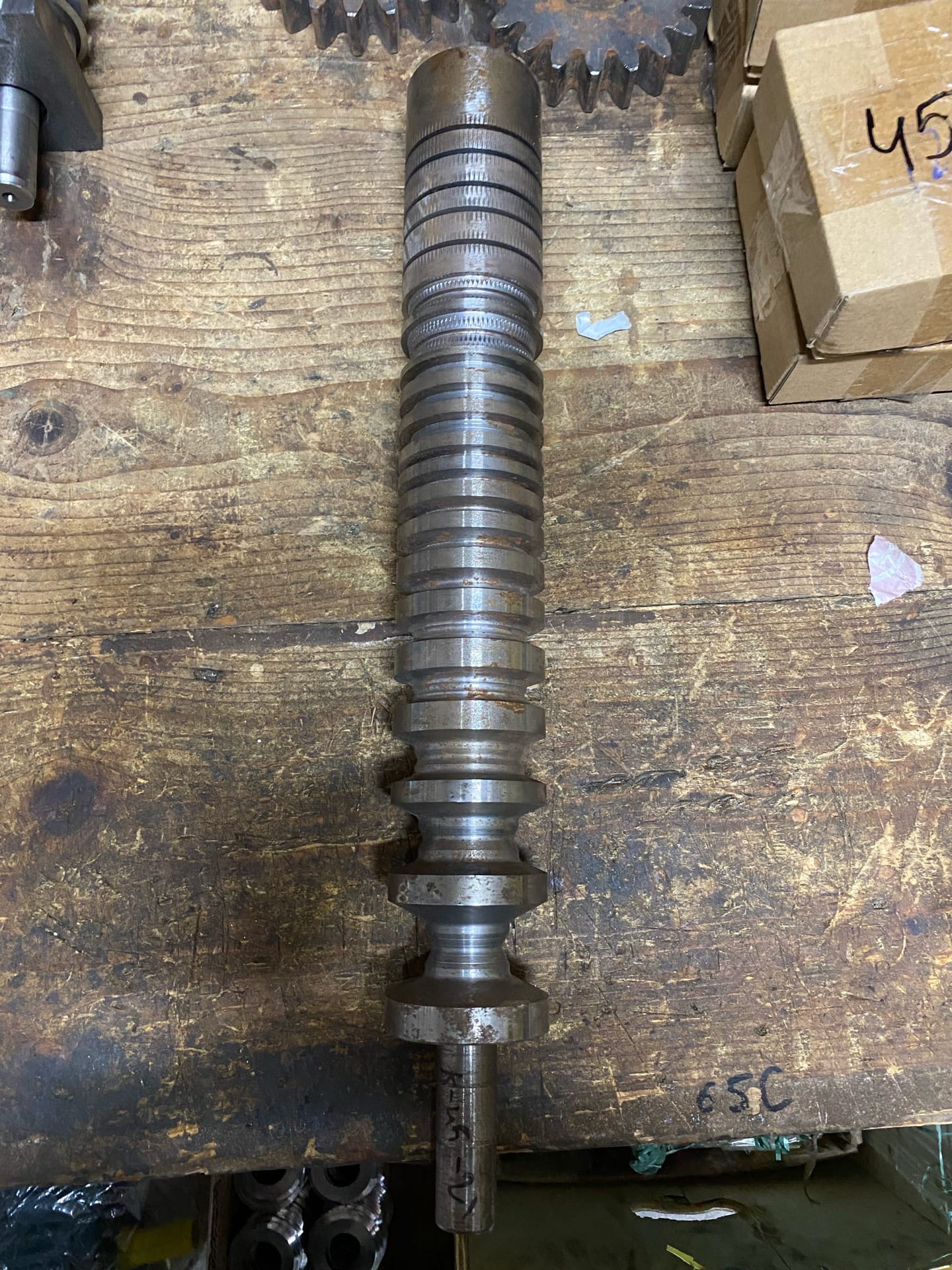 Вал для станка K-45-21 нижний передний